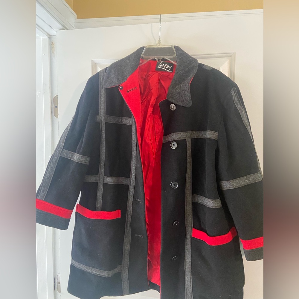 Loring wool coat.